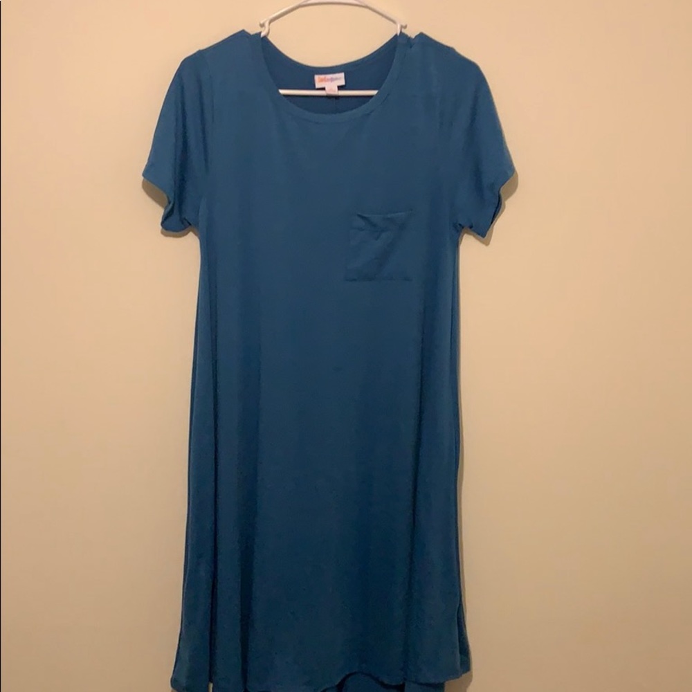 Blue LulaRoe T-Shirt Dress